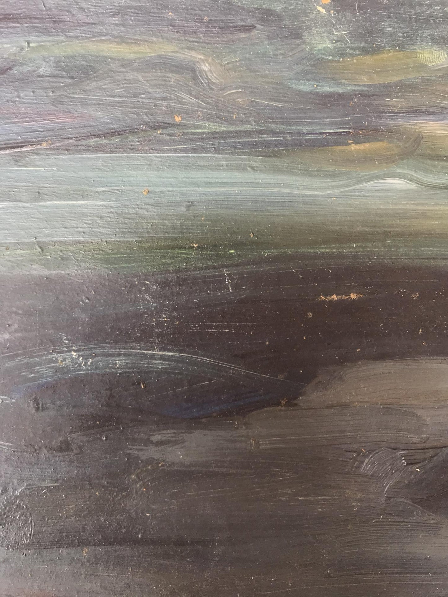 Oil painting Night landscape Unknown artist