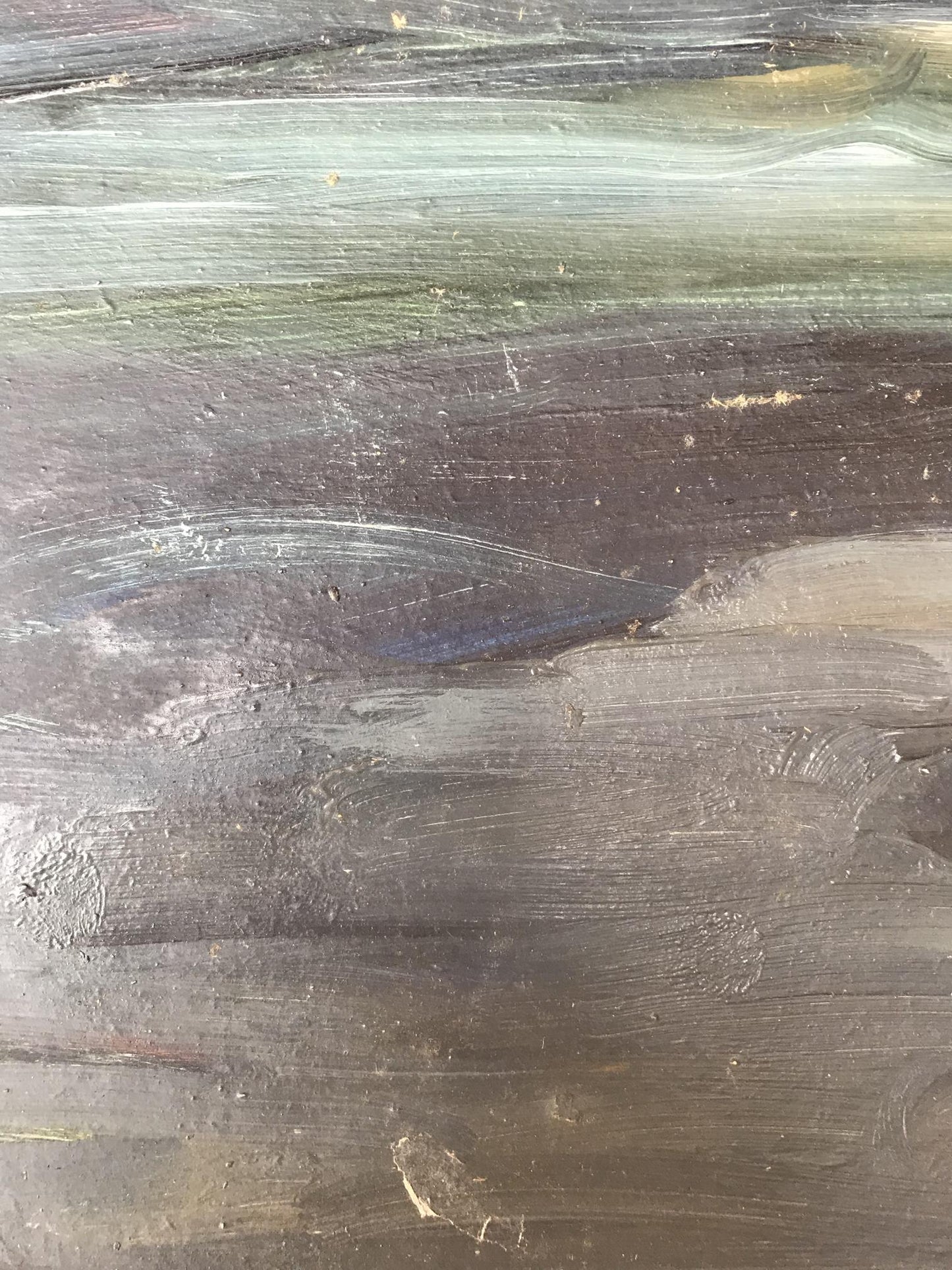 Oil painting Night landscape Unknown artist