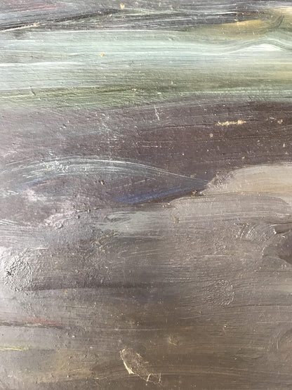 Oil painting Night landscape Unknown artist