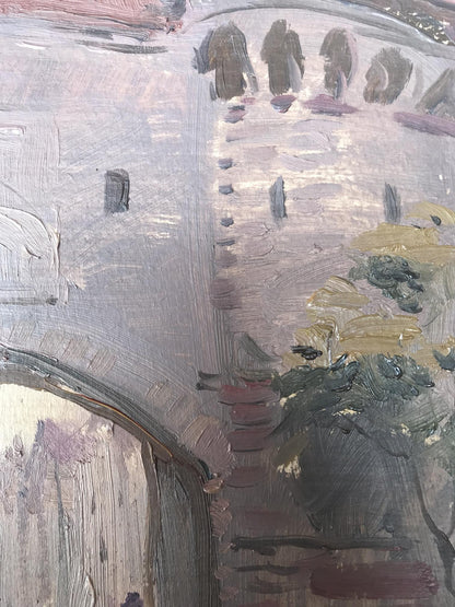 Oil painting Fortress Unknown artist
