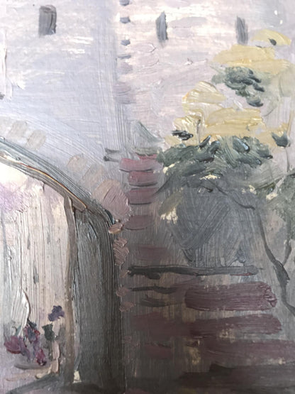 Oil painting Fortress Unknown artist