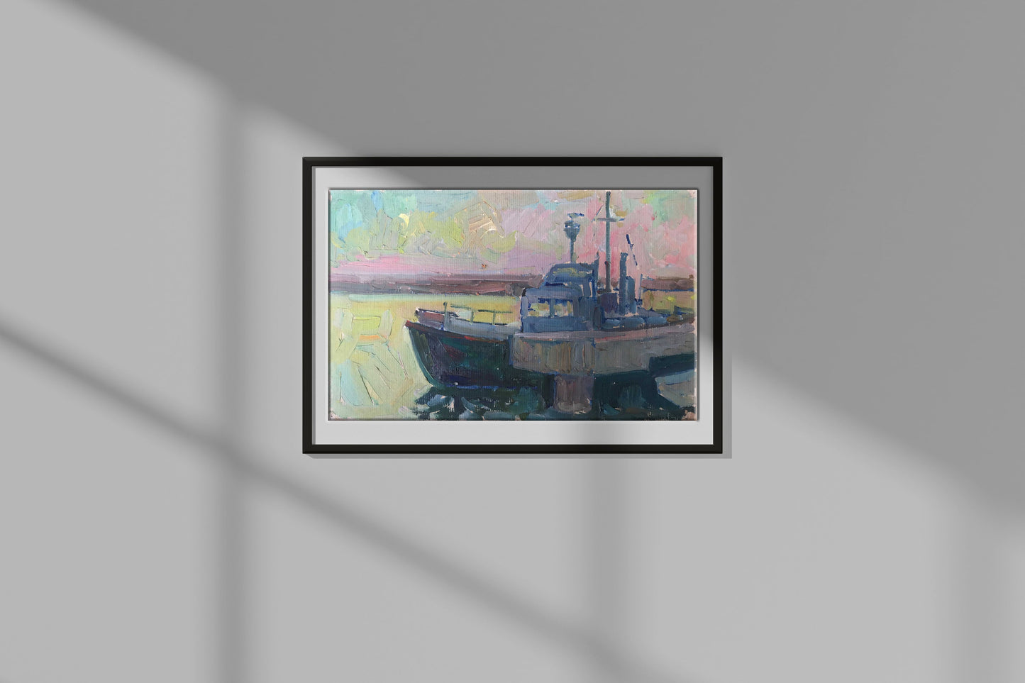 Oil painting  sea