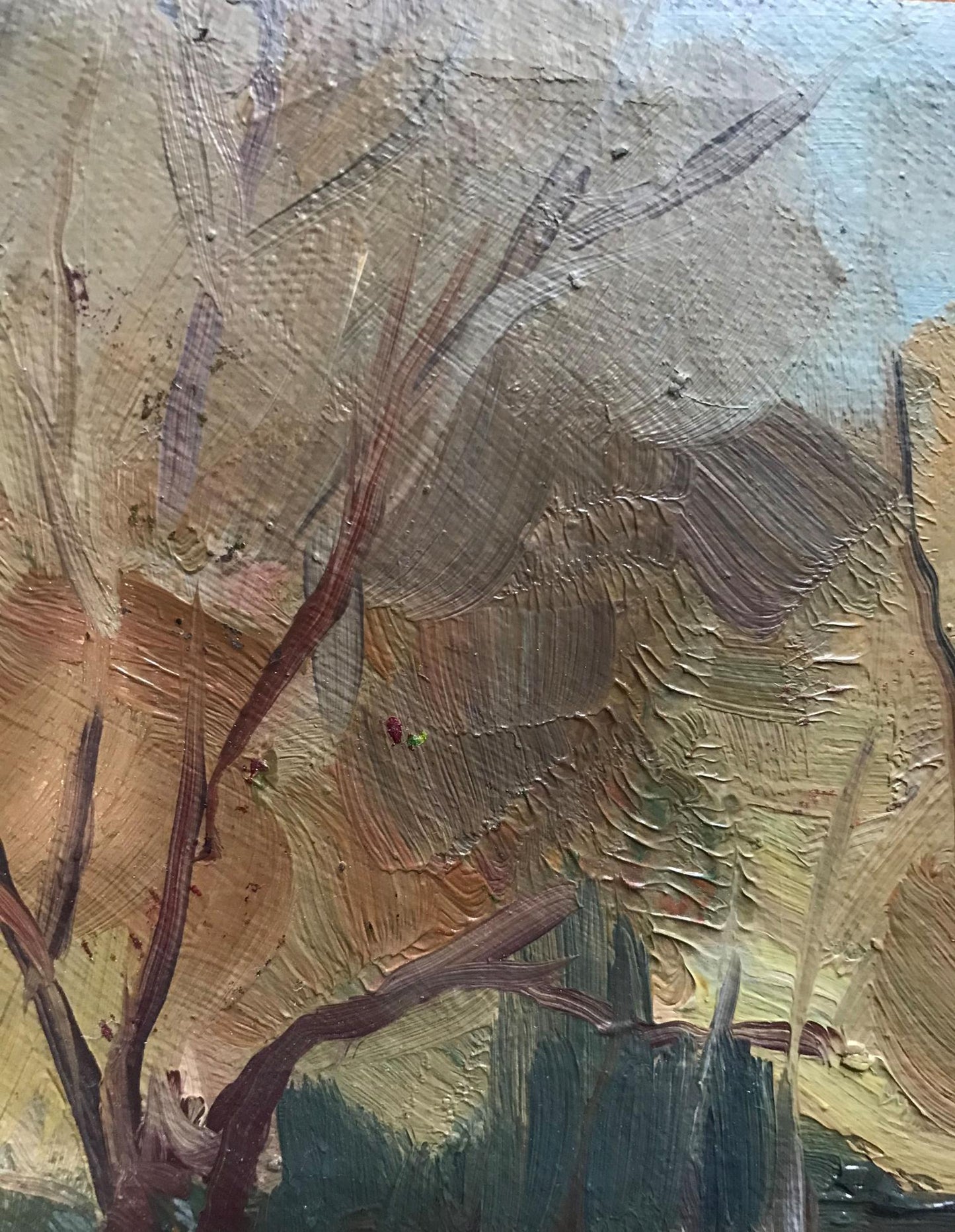 Oil painting Forest landscape Zabara S.