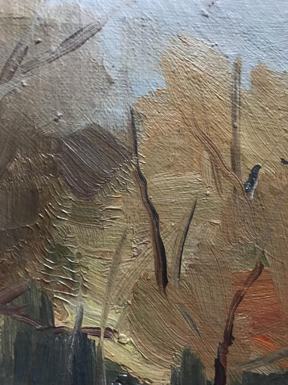 Oil painting Forest landscape Zabara S.