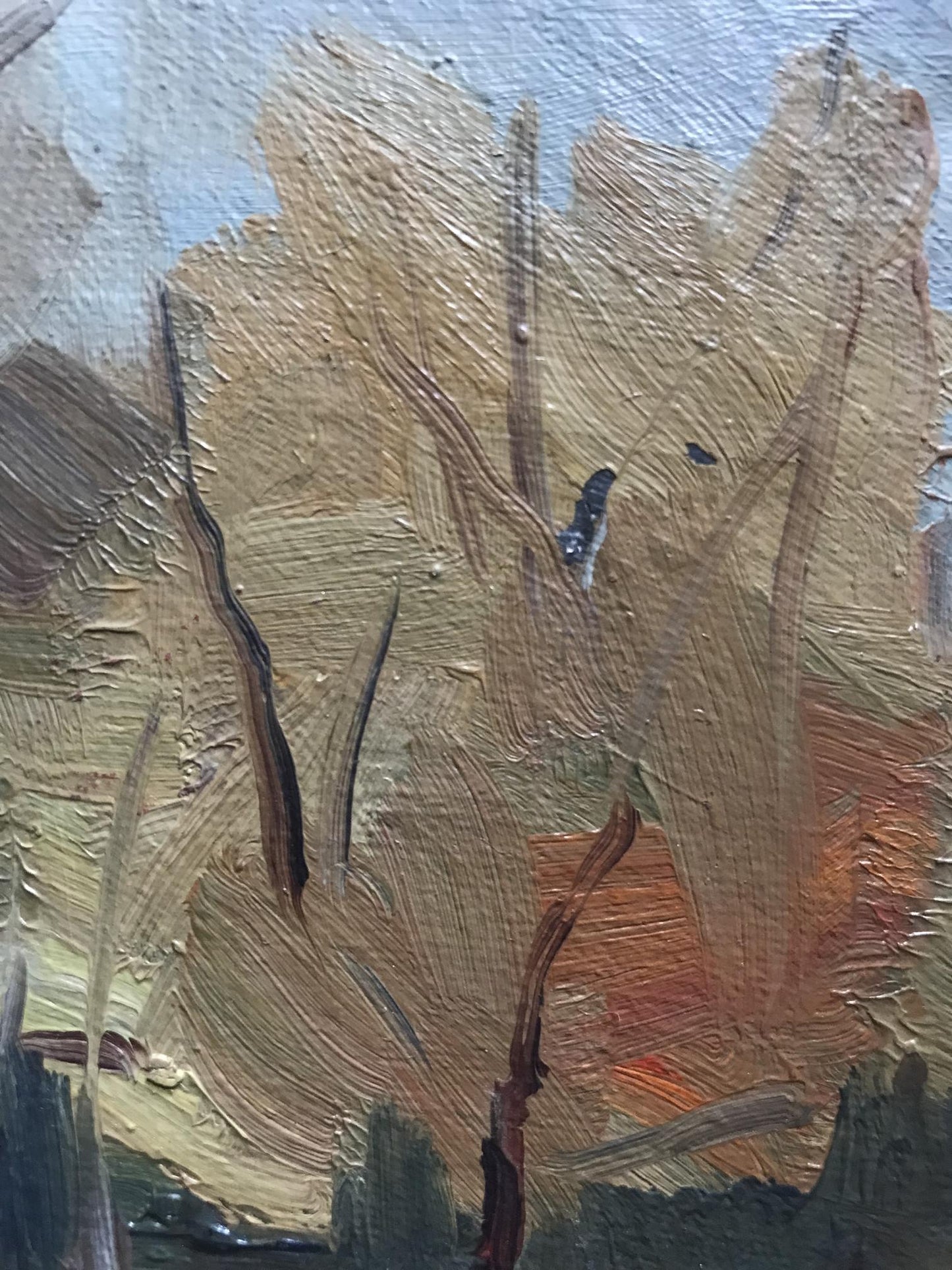 Oil painting Forest landscape Zabara S.