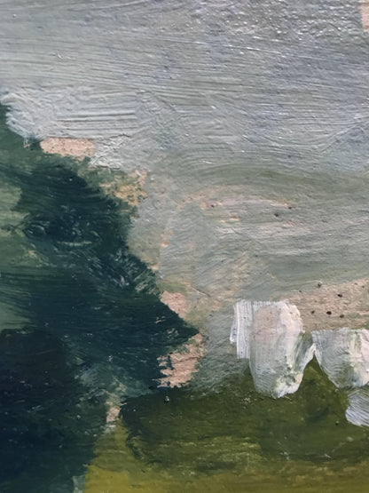 Oil painting Girl by the river Unknown artist