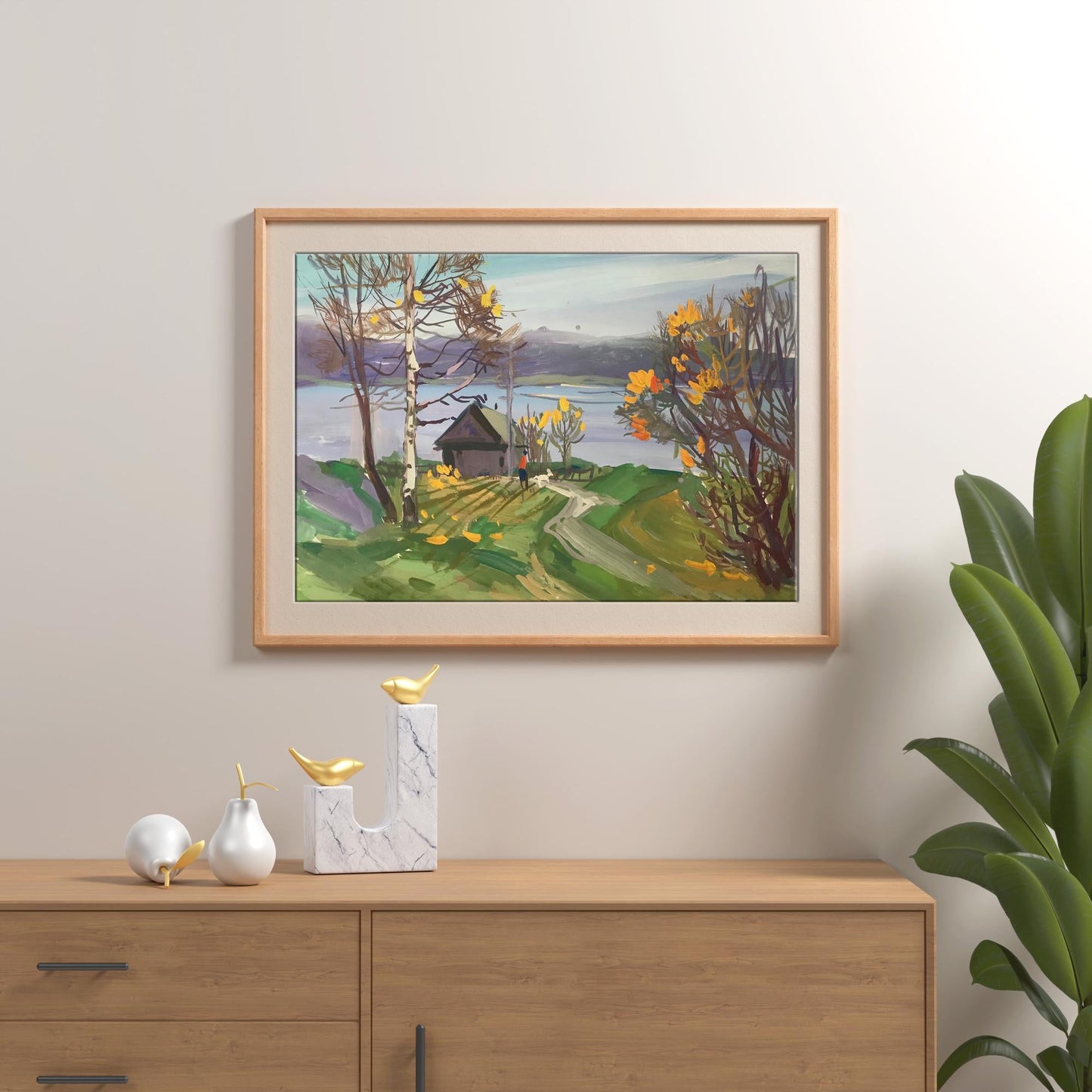 Oil painting Country life Unknown artist