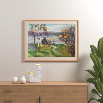 Oil painting Country life Unknown artist