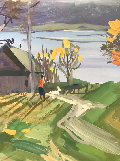 Oil painting Country life Unknown artist