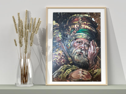 Oil painting Portrait of a king Alexander Arkadievich Litvinov