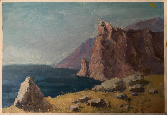 Oil painting Black Sea Unknown artist