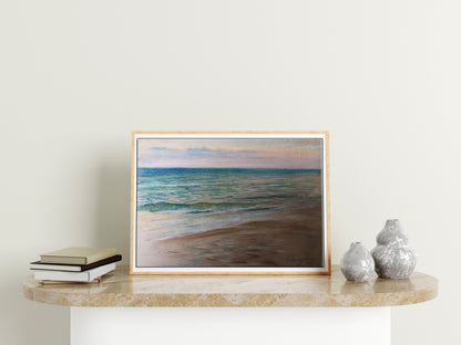 Pencils painting Seascape Nature Landscape 