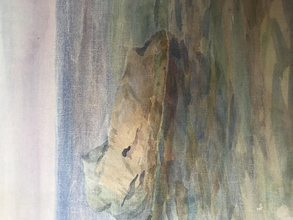 Watercolor painting Nature Landscape 