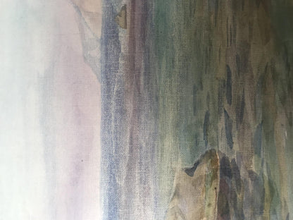 Watercolor painting Landscape 