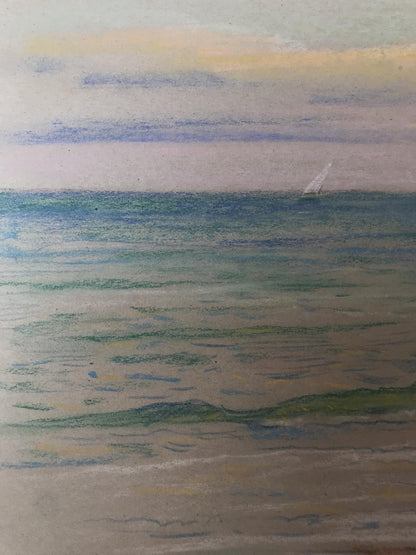 Pencils painting Nature Landscape 