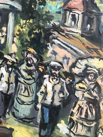 Oil painting Navy Day Alexander Arkadievich Litvinov