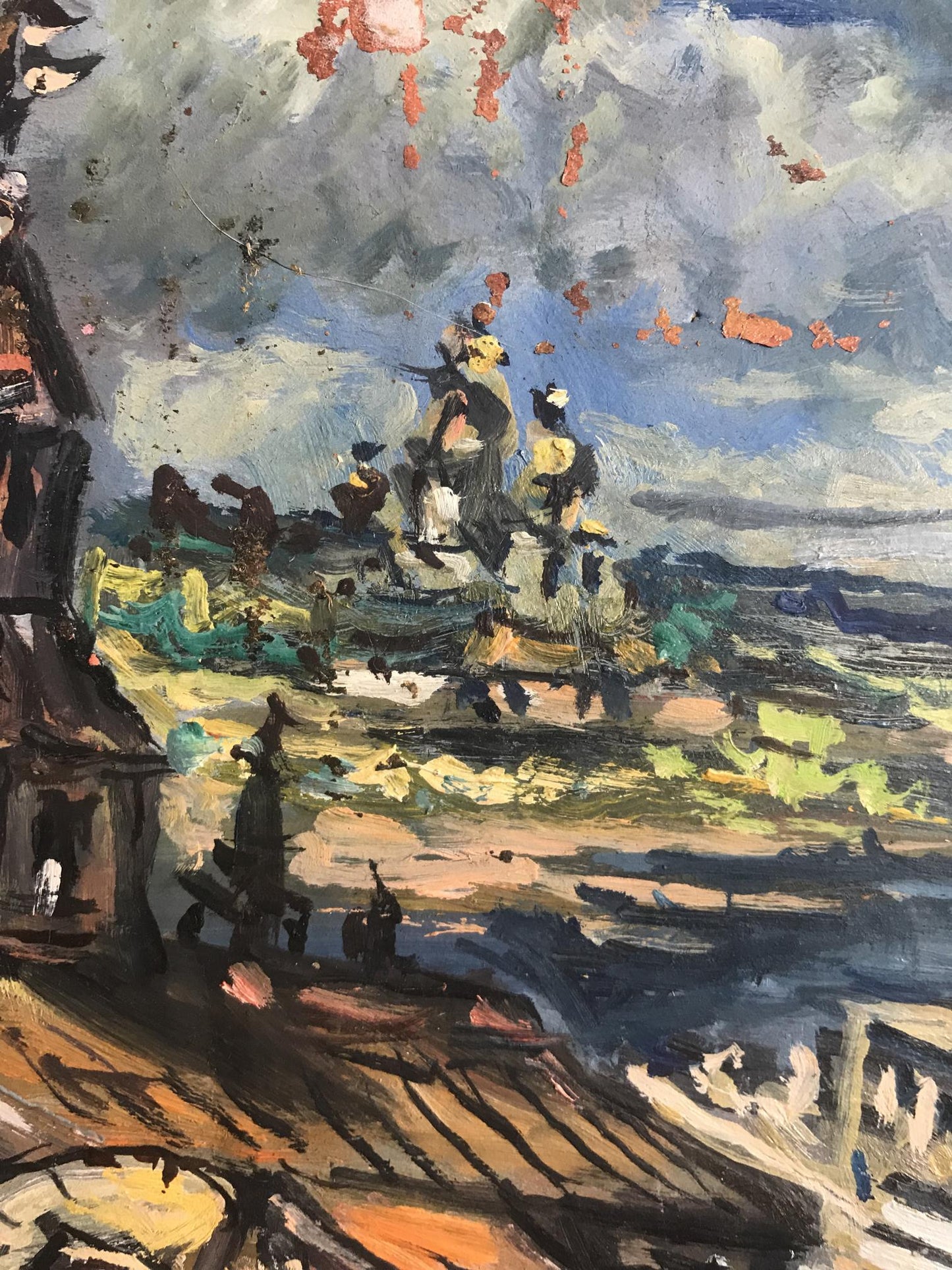 Oil painting Navy Day Alexander Arkadievich Litvinov