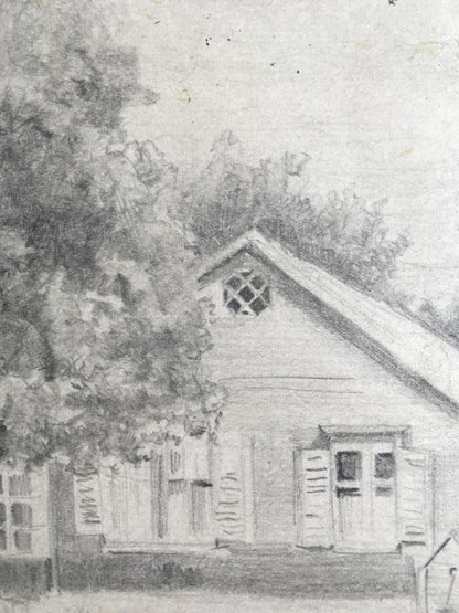 Pencils painting In Chernihiv region Unknown artist