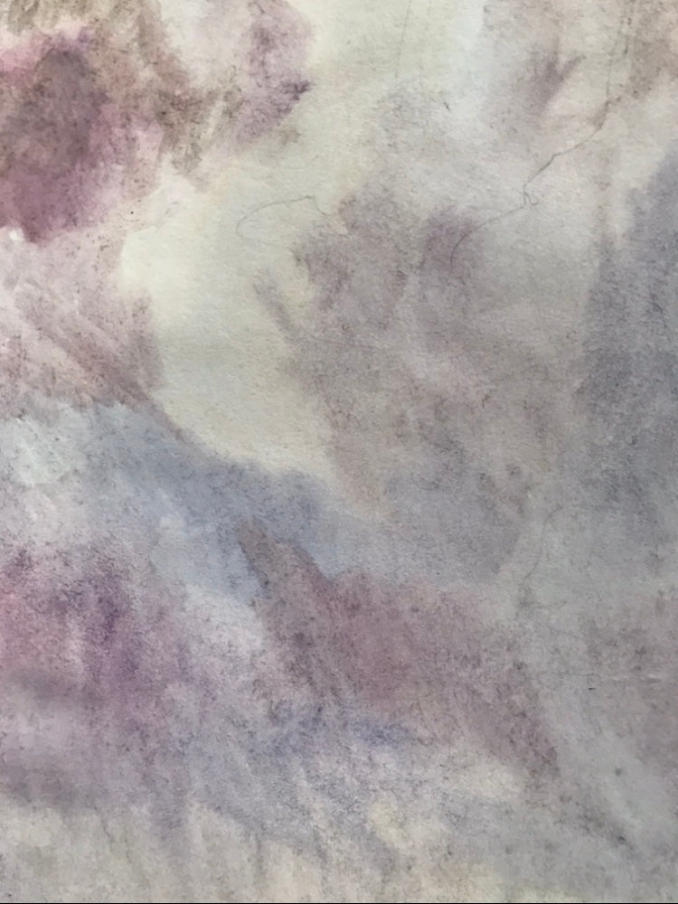 Watercolor painting The way home Unknown artist