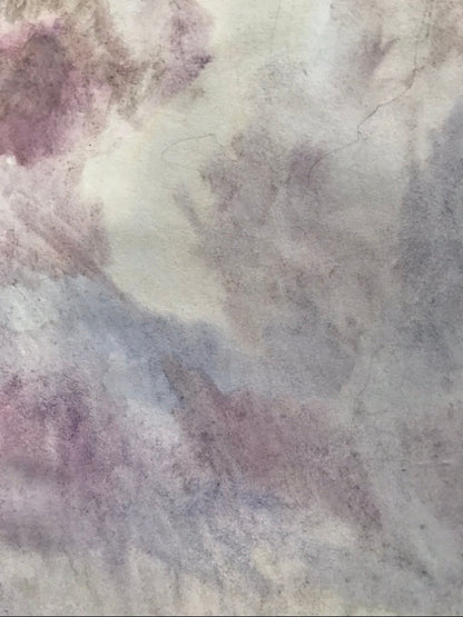 Watercolor painting The way home Unknown artist