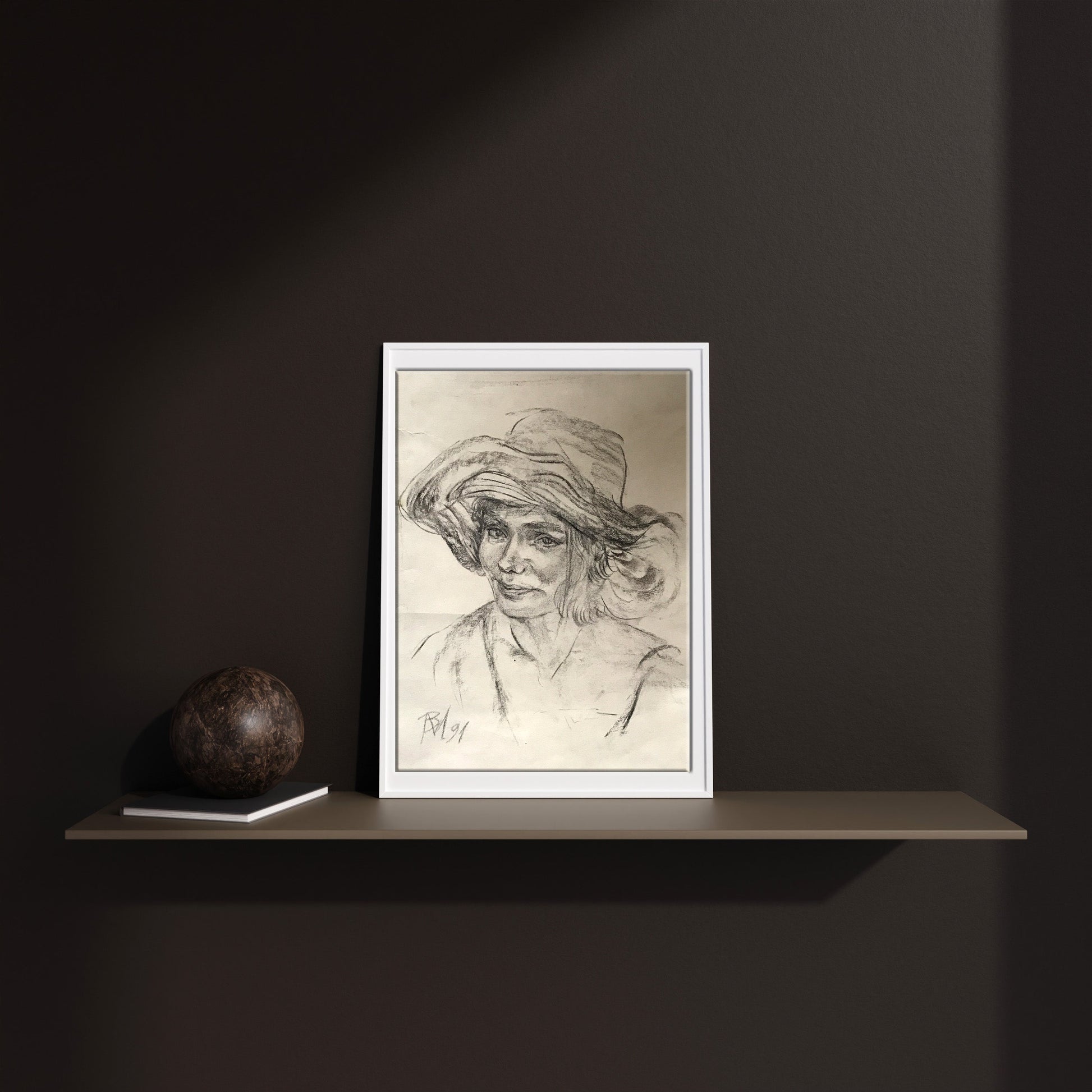Pencils painting Portrait