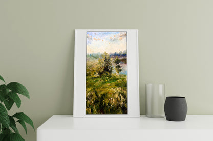 Oil painting Before the rain Unknown artist