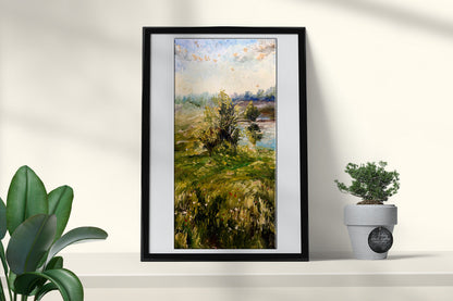 Oil painting Before the rain Unknown artist