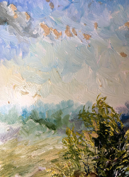 Oil painting Before the rain Unknown artist