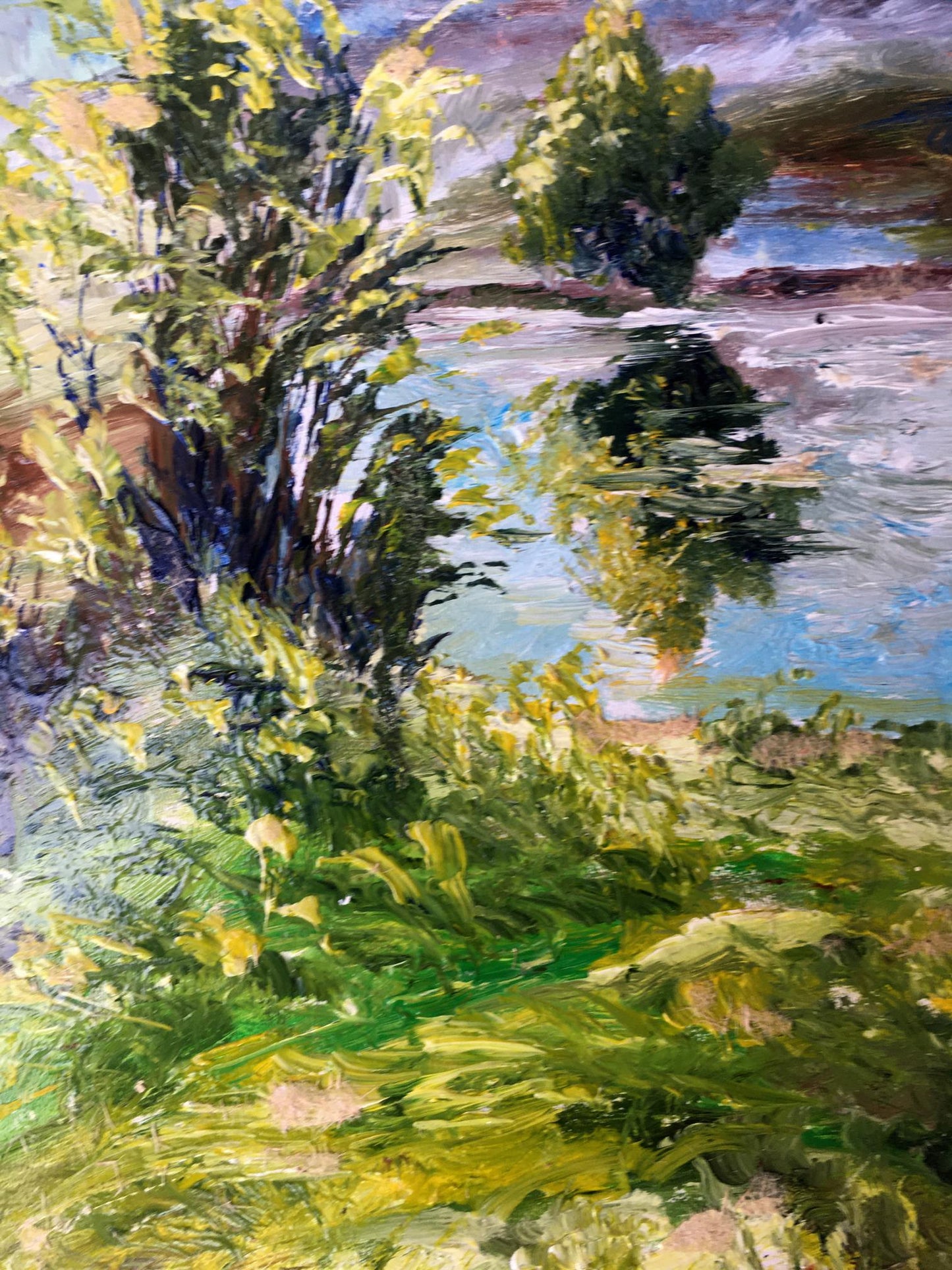 Oil painting Before the rain Unknown artist