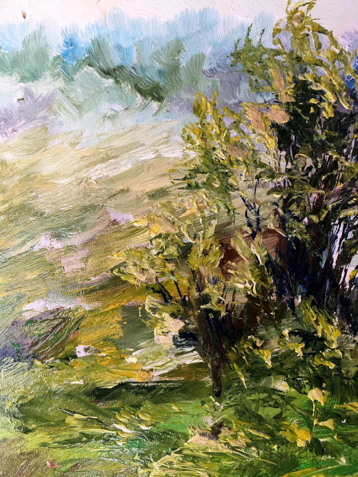 Oil painting Before the rain Unknown artist