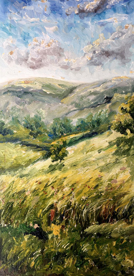 Oil painting After the rain Unknown artist