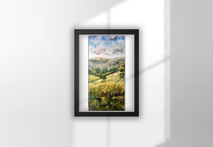 Oil painting After the rain Unknown artist