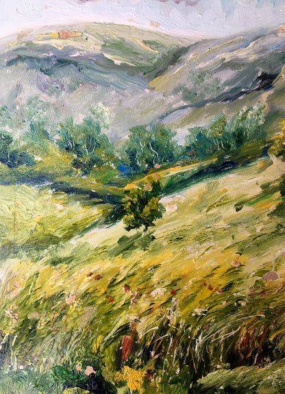 Oil painting After the rain Unknown artist