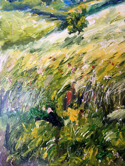 Oil painting After the rain Unknown artist