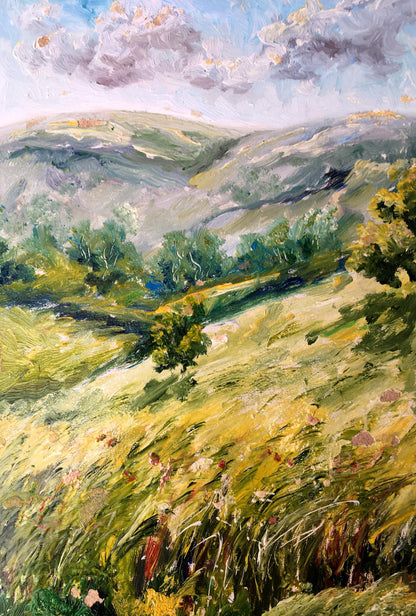 Oil painting After the rain Unknown artist