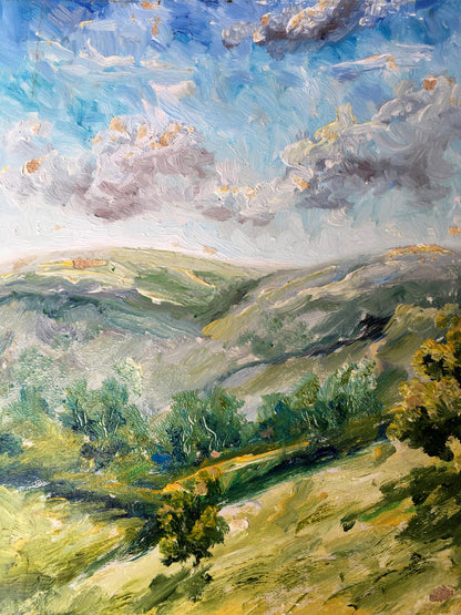 Oil painting After the rain Unknown artist