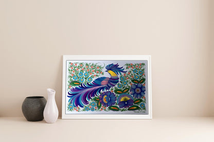 Acrylic painting Spring motif Trenbach K.