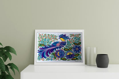 Acrylic painting Spring motif Trenbach K.