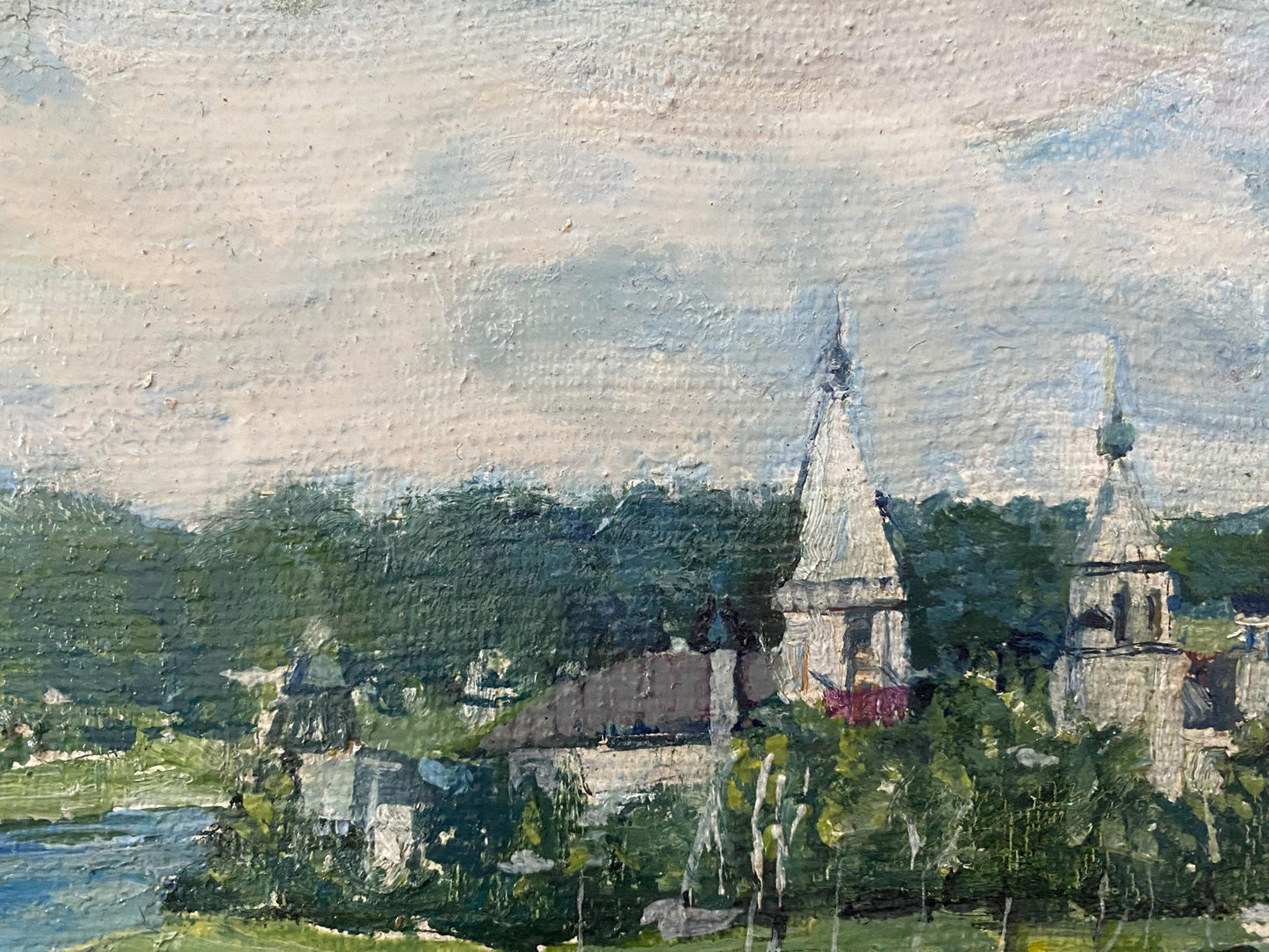 Oil painting Staritsa V. Odintsov