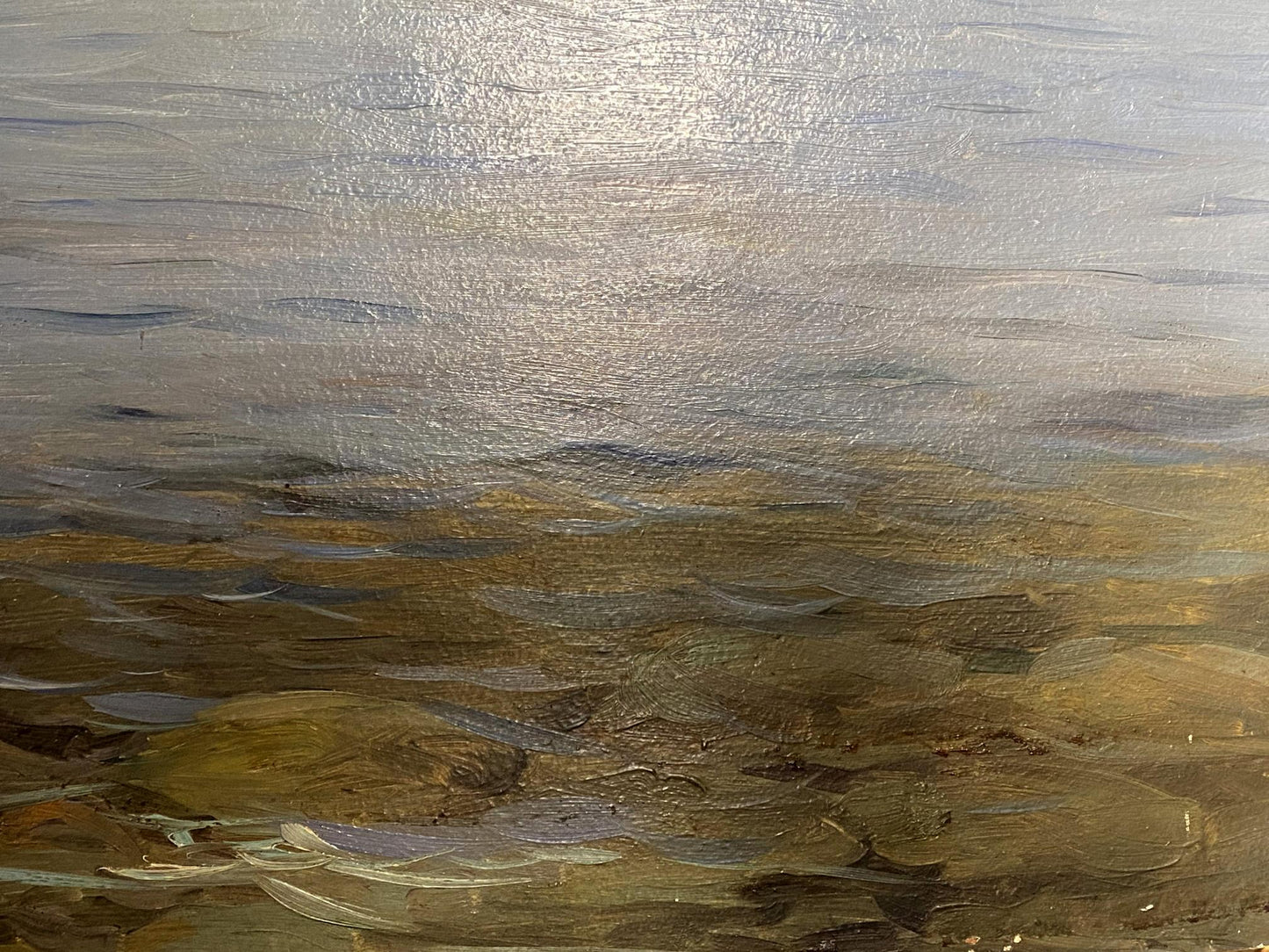 Oil painting Rocky coast Strelov Arkady Efimovich