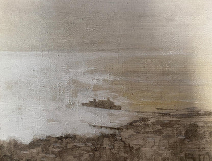 Oil painting Walk around Odessa Unknown artist