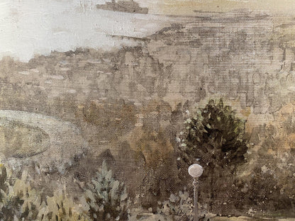 Oil painting Walk around Odessa Unknown artist