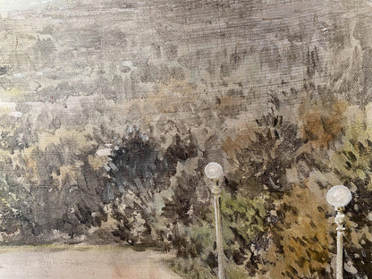 Oil painting Walk around Odessa Unknown artist