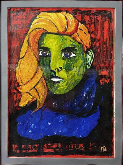 Oil painting Portrait of a man Pavlov Victor