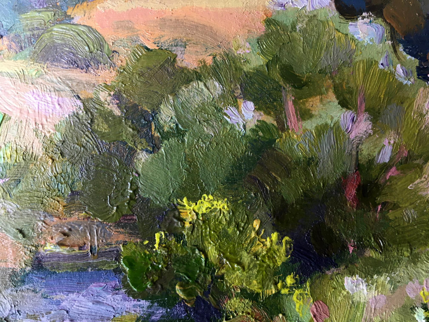 Oil painting Near Tustan Batrakov Vladimir Grigorievich