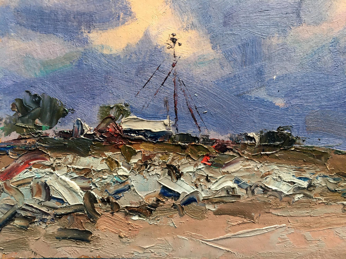 Oil painting evening 