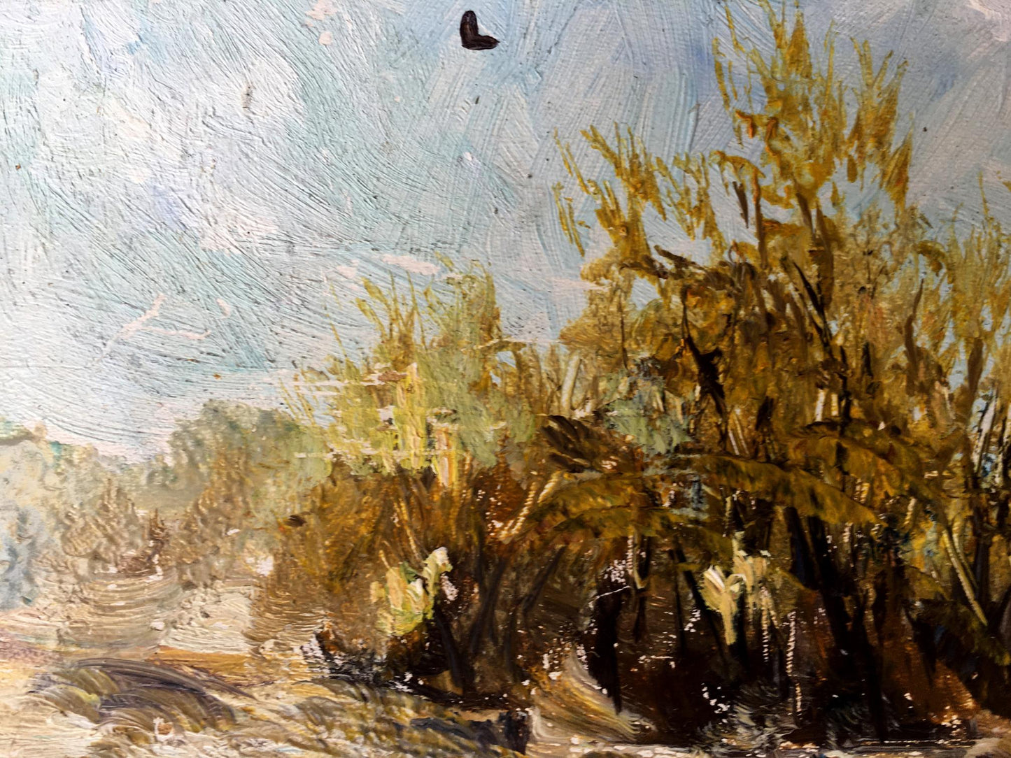 Oil painting Autumn days Unknown artist