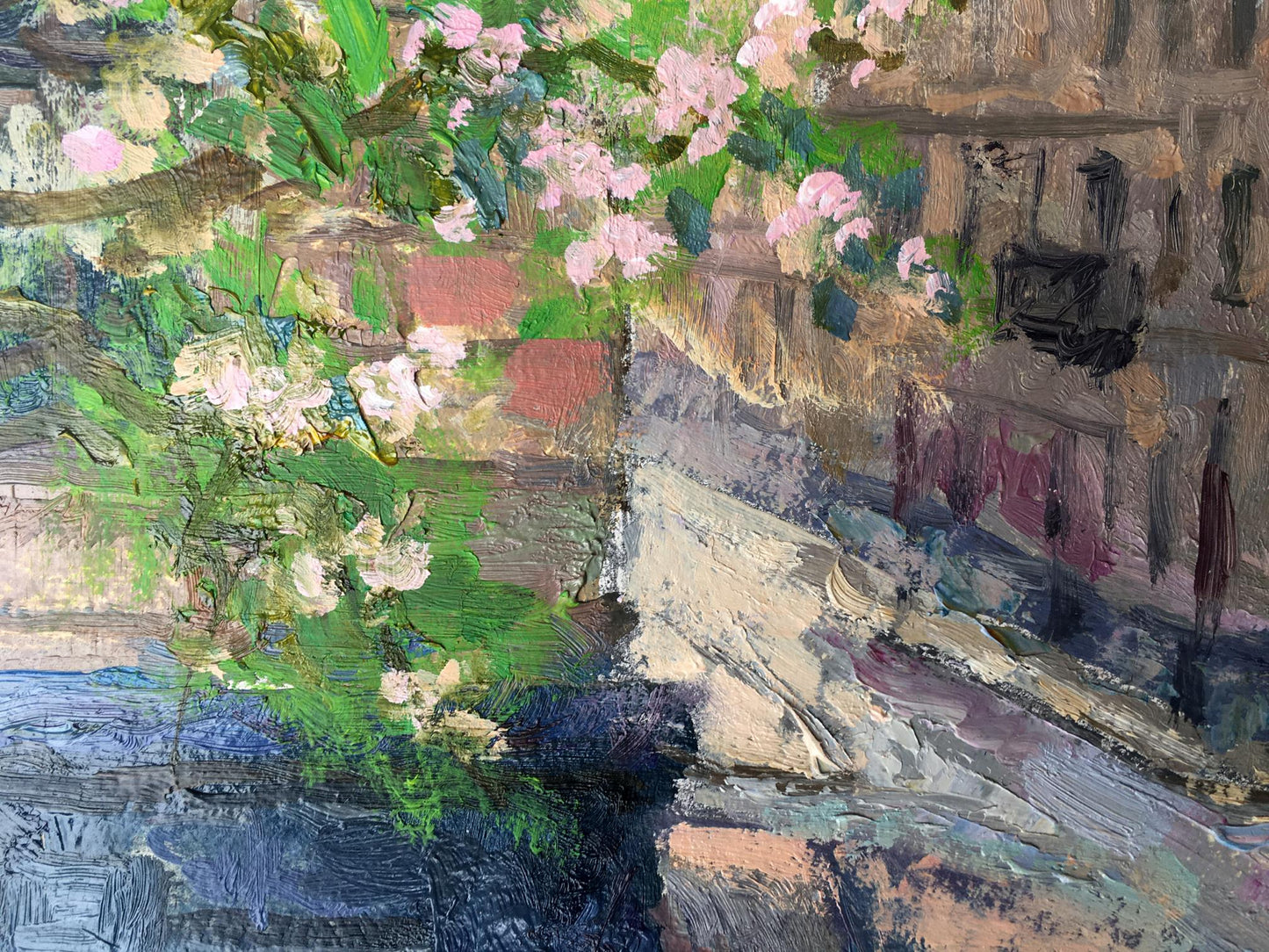 Oil painting Lviv landscape Batrakov Vladimir Grigorievich