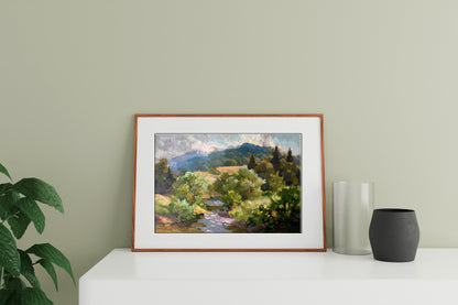 Oil painting Near Tustan Batrakov Vladimir Grigorievich