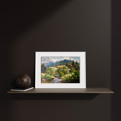 Oil painting Near Tustan Batrakov Vladimir Grigorievich